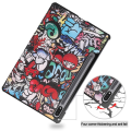 Miniatyrbilde 7 av 9: Slim Fit Dekseldeksel Til Samsung Galaxy Tab S7/S8 - Graffiti Multicolor
