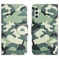 Pikkukuva 4 / 7: Samsung Galaxy A15 Lompakkotelineen kotelo Kuviollinen puhelimen kansi Multicolor
