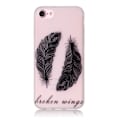Pikkukuva 3 / 5: iPhone 7 4,7" Skal Glow in the dark - Tribal Feathers Purple