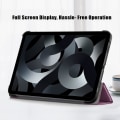 Miniatyrbilde 4 av 10: Tri-fold Stativveske for iPad 10.9 (2022) Tablettdeksel - Lilla Purple