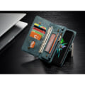 Miniatyrbillede 9 af 11: ASEME Detachable 2-in-1 Multi-slot Wallet Split Leather Case for iPhone X Blue