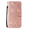 Miniatyrbilde 3 av 6: Etui til Samsung Galaxy A16 5G med blonder og PU-lær, lommebok - Roségull Gold