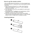 Miniatyrbillede 3 af 3: Stemmefunktion TV fjernbetjening Erstatning for RC802V TCL TV FUR6 Black
