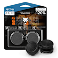 Miniatyrbillede 1 af 2: 2 stk Tommelfingergreb Fingergreb til Sony PlayStation 5 / 4 Joystick Silikone - Sort Black