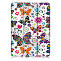 Pikkukuva 1 / 8: Apple iPad Pro 11 (2020) Slim fit tri-fold fodral - Butterflies and Flowers Green