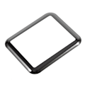 Pikkukuva 3 / 5: Apple Watch Klocka 38mm Härdat glas 3D Curved Full Screen 0,3mm Transparent