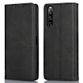 Miniatyrbillede 1 af 9: Tegnebogstativ Telefontaske Stativetui til Sony Xperia 10 V Black