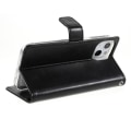 Miniatyrbillede 7 af 11: MERCURY GOOSPERY Blue Moon Wallet Case iPhone 13 - Black Black