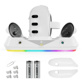 Miniatyrbilde 1 av 6: Oculus Meta Quest 3 VR Magnetisk Lading Dock Hodetelefon Stativ White