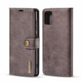 Pikkukuva 1 / 10: DG.MING Split nahkainen lompakkokotelo Samsung Galaxy A51 - Harmaa Grey