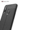 Pikkukuva 11 / 11: Litchi Texture Soft TPU Case for Samsung Galaxy A20s - Black Black