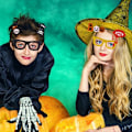 Pikkukuva 3 / 6: Halloween-lasit juhlapukukoristelu - BOO + huulet Gold