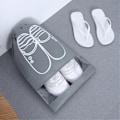 Miniatyrbillede 6 af 10: 10 stk Sko opbevaringstaske Garderobe Sko Lomme - L/32*44cm Grey