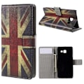 Pikkukuva 1 / 9: Samsung Galaxy A3 (2016) Plånboksfodral - Retro UK Flag Black