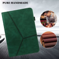 Miniatyrbillede 5 af 11: Til iPad 10.2 (2021)/(2020)/(2019) Almindeligt PU-læder tabletcover Green