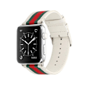 Pikkukuva 1 / 4: Nylon Watchband for Apple Watch 4 44mm, Series 3 / 2 / 1 42mm White