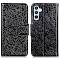 Miniatyrbilde 1 av 7: Teksturert Split Leather Lommebokveske Samsung Galaxy A16 Black