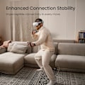 Miniatyrbild 9 av 10: QC-8.5 5 m länkkabel för Meta Quest 3 3S PICO 4 VR Headset USB 3.0 hög hastighet Vit