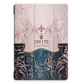 Miniatyrbillede 1 af 5: Pattern Printing Tri-fold Stand Cover Lenovo Tab E10 - English Characters Multicolor