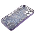 Miniatyrbilde 2 av 7: TPU-etui for iPhone 15 Pro Max med elektroplettering, rynket og ujevn overflate Purple