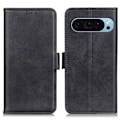 Miniatyrbillede 1 af 6: Til Google Pixel 9 Pro / Pixel 9 Telefoncover Stativ Etui - Sort Black