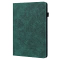 Miniatyrbild 9 av 10: Apple iPad 10.9 2022 Vikbart fodral korthållare Blommor - Grön Grön