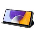 Miniatyrbillede 3 af 6: Samsung Galaxy A22 5G Pung Stand Flip Telefonetui - Sort Black