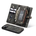 Miniatyrbillede 6 af 11: CASEME iPhone 12 Pro Max Retro plånboksfodral - Svart Black
