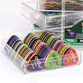 Miniatyrbilde 8 av 8: 50 plektrum med boks for elektrisk & akustisk gitar Multicolor