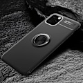 Miniatyrbillede 7 af 11: iPhone 11 Finger Ring Kickstand (Built-in Metal Sheet) Case Black