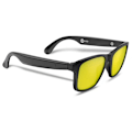 Pikkukuva 1 / 5: LENOVO C8-Lite Bluetooth Aurinkolasit Headset Langattomat kuulokkeet - Keltainen Yellow