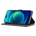 Miniatyrbillede 6 af 6: LC.IMEEKE Wallet Stand Etui til iPhone 15 Grey