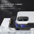 Miniatyrbillede 6 af 7: iPhone 14 Pro Finger Ring Kickstand Hybrid Case - Silver Silver
