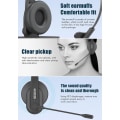 Pikkukuva 4 / 10: OY631 Bluetooth 5.3 -kuulokkeet Asiakaspalvelukuulokkeet mikrofonikuulokkeilla. Black
