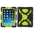Pikkukuva 1 / 8: Pepkoo Spider Series for iPad 2 3 4 Silicone PC Extreme Heavy Duty Case - Green Multicolor