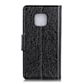 Miniatyrbillede 2 af 11: Tekstureret Split Pung Taske til Xiaomi Redmi Note 9 Pro - Sort Black