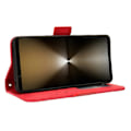 Miniatyrbillede 2 af 7: Wallet Stand Flip-telefonetui til Xperia 1 VI Red