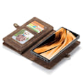 Miniatyrbild 5 av 10: CASEME Samsung Galaxy Note 20 Retro läder plånboksfodral Brun