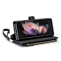 Miniatyrbillede 4 af 11: Samsung Galaxy Z Fold 4 5G CASEME Multikortspor Stativ Telefondæksel - Sort Black