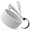 Miniatyrbild 1 av 10: QC-8.5 5 m länkkabel för Meta Quest 3 3S PICO 4 VR Headset USB 3.0 hög hastighet Vit