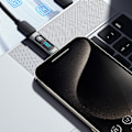 Miniatyrbilde 2 av 9: USB-C hann til USB-C hunn 240W Strømmåler Tester Digital Black
