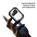 Pikkukuva 8 / 11: AirPods 4 -kotelolle DUX DUCIS PC+TPU Bluetooth-kotelo / kuori koukulla Black