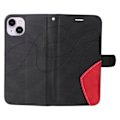Miniatyrbillede 7 af 9: Til iPhone 15 Plus KT Series-1 Dobbeltfarvet etui Black