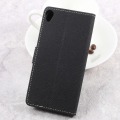 Pikkukuva 6 / 10: Cross Texture Wallet Case for Asus Zenfone Live ZB501KL Black