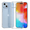 Miniatyrbillede 3 af 7: Til iPhone 15 Plus Shell Case TPU-ramme + Akryl-bagside-telefoncover Transparent