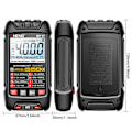 Miniatyrbild 5 av 11: Multimeter Auto-Ranging Digital Tester Intelligent Multi Tester Svart