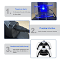 Miniatyrbilde 4 av 7: Ladestasjon & Oppbevaringsstativ for Sony PlayStation 5 Kontrollere Black