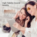 Miniatyrbild 4 av 6: Usb-C hane till dubbel 3,5 mm hona Audio Splitter AUX hörlur Svart