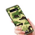 Pikkukuva 2 / 5: NXE Camouflage Pattern TPU Phone Case Samsung Galaxy S10 Plus - Light Green Green