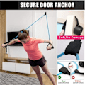 Pikkukuva 7 / 11: Fitness Puller Resistance Belt Training Elastic Gym Kehonrakennus Black